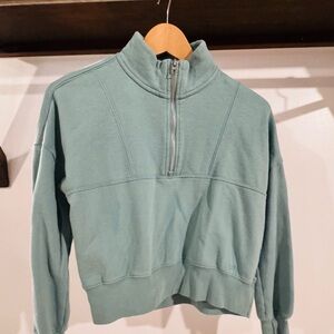 Abercrombie Kids Aqua Zip-Up Jacket